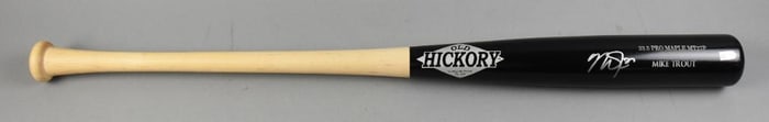 2016 Mike Trout Angels Signed Old Hickory Bat-MLB Hologram