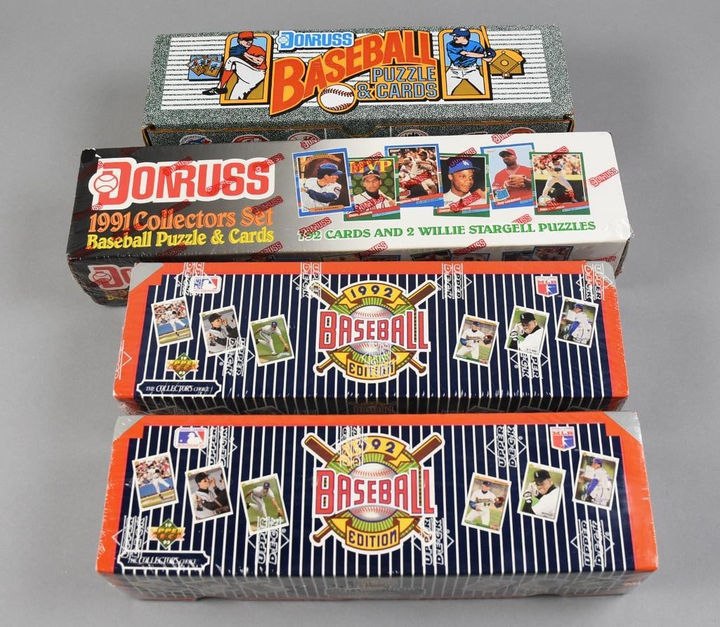 1990-92 Upper Deck & Don Russ Baseball Cards-Factory Sealed (1 of 3)