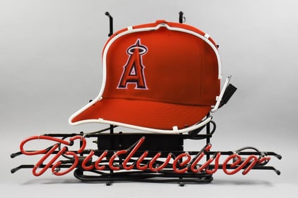 2009 Los Angeles Angels of Anaheim Neon Budweiser Sign