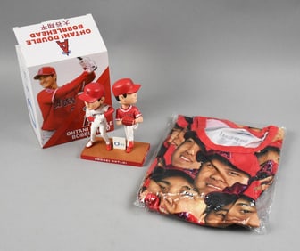 Shohei Ohtani Bobblehead & Faces T-Shirt - New-Mint
