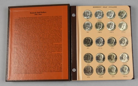 Dansco Corp Kennedy Half Dollars 1964 - Full, 100 Coins