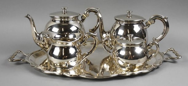 Sterling Tea Set Camusso Peru