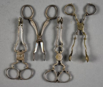 Georgian Sterling Silver Sugar Nippers