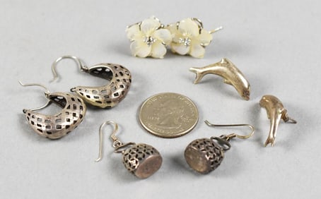 Sterling Silver Pierced Earring Assortment