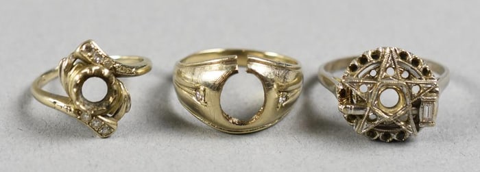 14K Gold Rings Scrap - 13.1 Grams