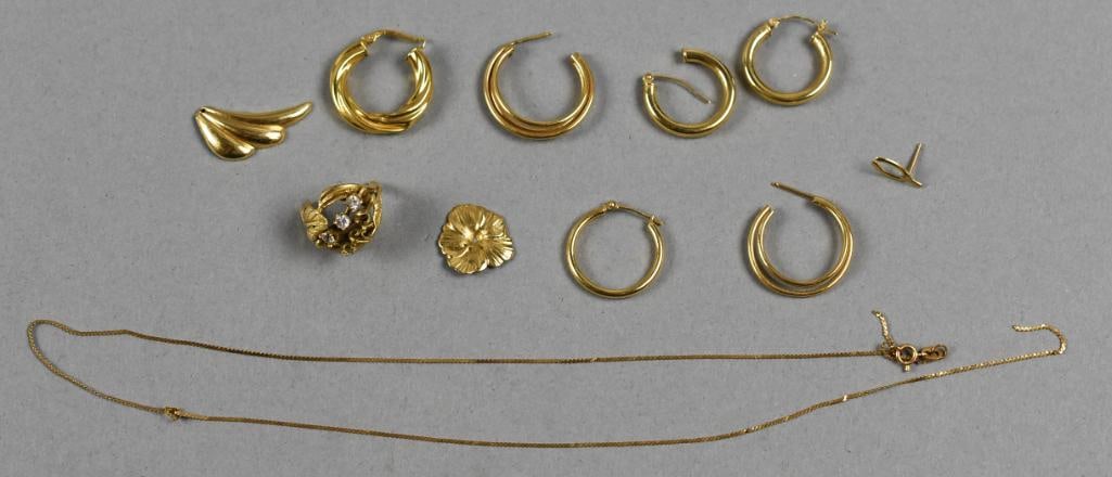 14K and 18K Gold Scrap or Craft Jewelry (1 of 5)