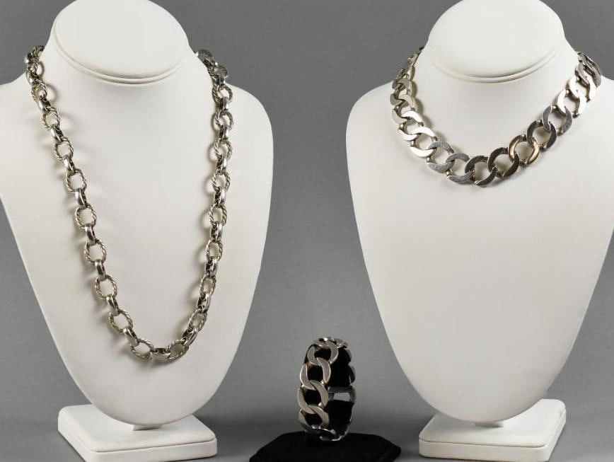 Marcel Boucher And Tara Anne  Mexico Sterling Necklace, Bracelet (1 of 7)