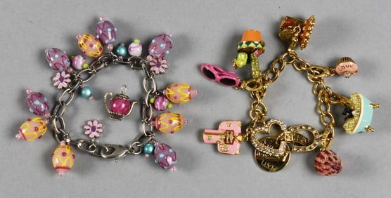 Pair Juicy Couture Charm Bracelets