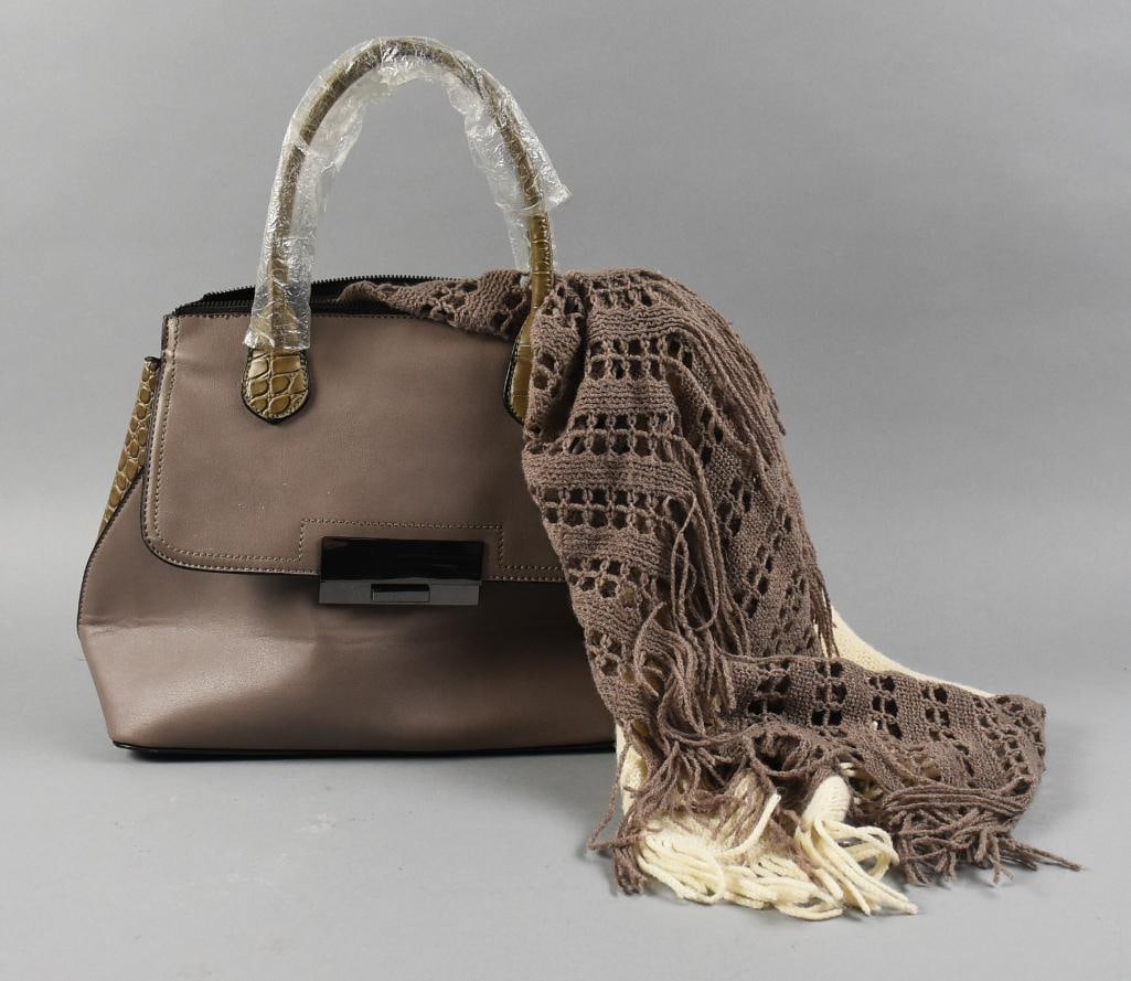 NEW Aldo Tan Shoulder Bag, Two Tone Circular Scarg (1 of 10)