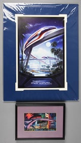 Disneyland Tomorrowland Monsanto, Monorail Prints
