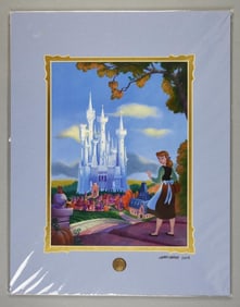 Larry Nikolai Cinderella's Dream Castle Signed Print