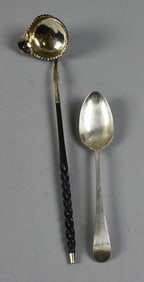 1780s Hester Bateman Sterling Silver Spoons
