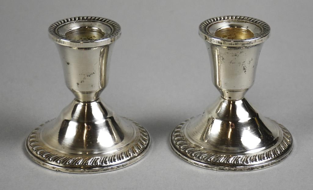 Vintage Duchin Sterling Weighted Candlestick Holders (1 of 6)