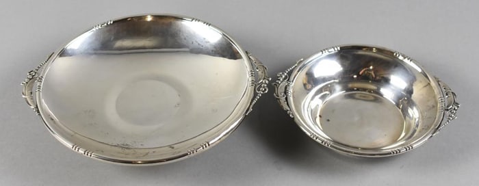 Michael C. Fina & J Wagner & Son Sterling Blossom Bowls