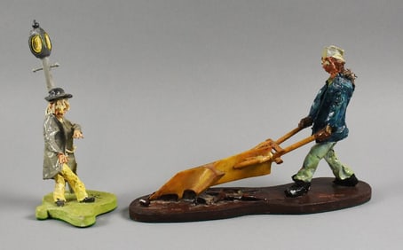 1985-86 David Wolfson Papier Mache Whimsical Figurines