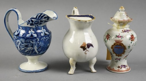 Antique Assorted English & French Porcelain Georgian