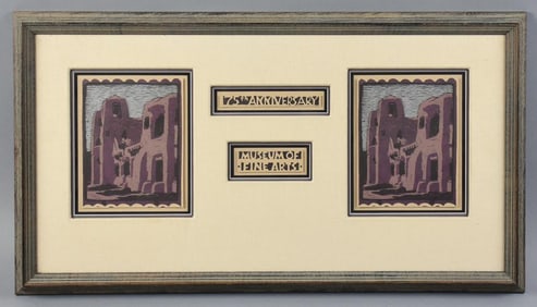 Gustave Baumann Museum of Fine Arts, New Mexico 75th Anniversary Print
