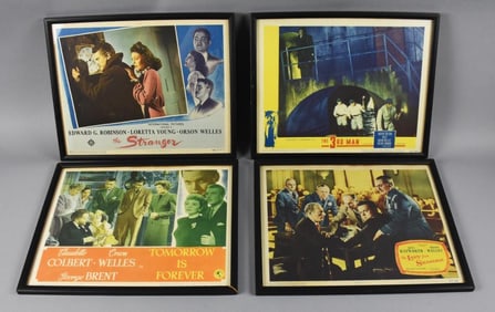 1940s Motion Picture Lobby Cards, Framed