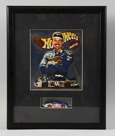 1997 Mattel Hot Wheels Kyle Petty Poster & Die Cast Race Car
