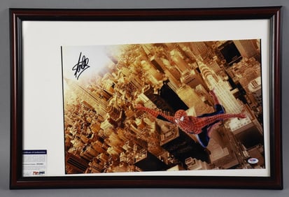 Stan Lee Signed Spiderman 2 Photograph PSA/DNA
