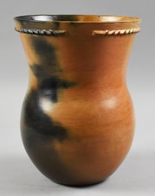 Samuel Manymules Dine' Navajo Clay Pottery Jug