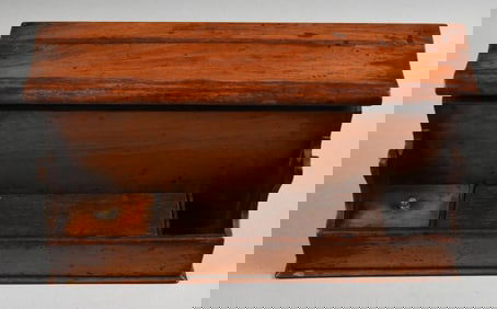 Antique Primitive Letter Box, Desk Accessory