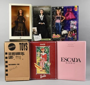 1990s-2000s Mattel Barbie Limited Edition, Collectible Dolls