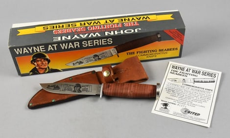 United Cutlery John Wayne The Fighting Seabees Mint in Box