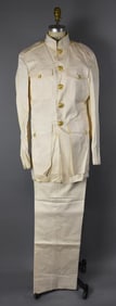 c1940 Galey & Lord Cramerton USMC Dress Whites, WR Mills