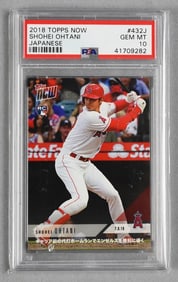 2018 Topps Now #432J Shohei Ohtani Japanese PSA 10