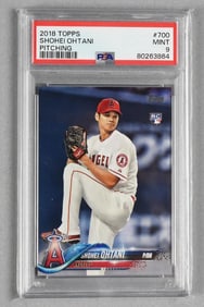 2018 Topps #700 Shohei Ohtani Rookie Card (PSA 9 Mint)
