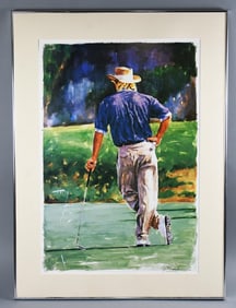 Scott Medlock (20th/21st Century) Golfer Greg Norman Print