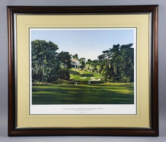 Kenneth Reed Litho, 18th Hole Lake Course-Artist Signed 2/400