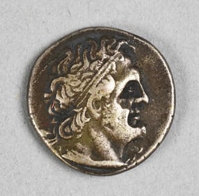 c305-282 BC Ptolemy I Tetradrachm Silver Coin VF