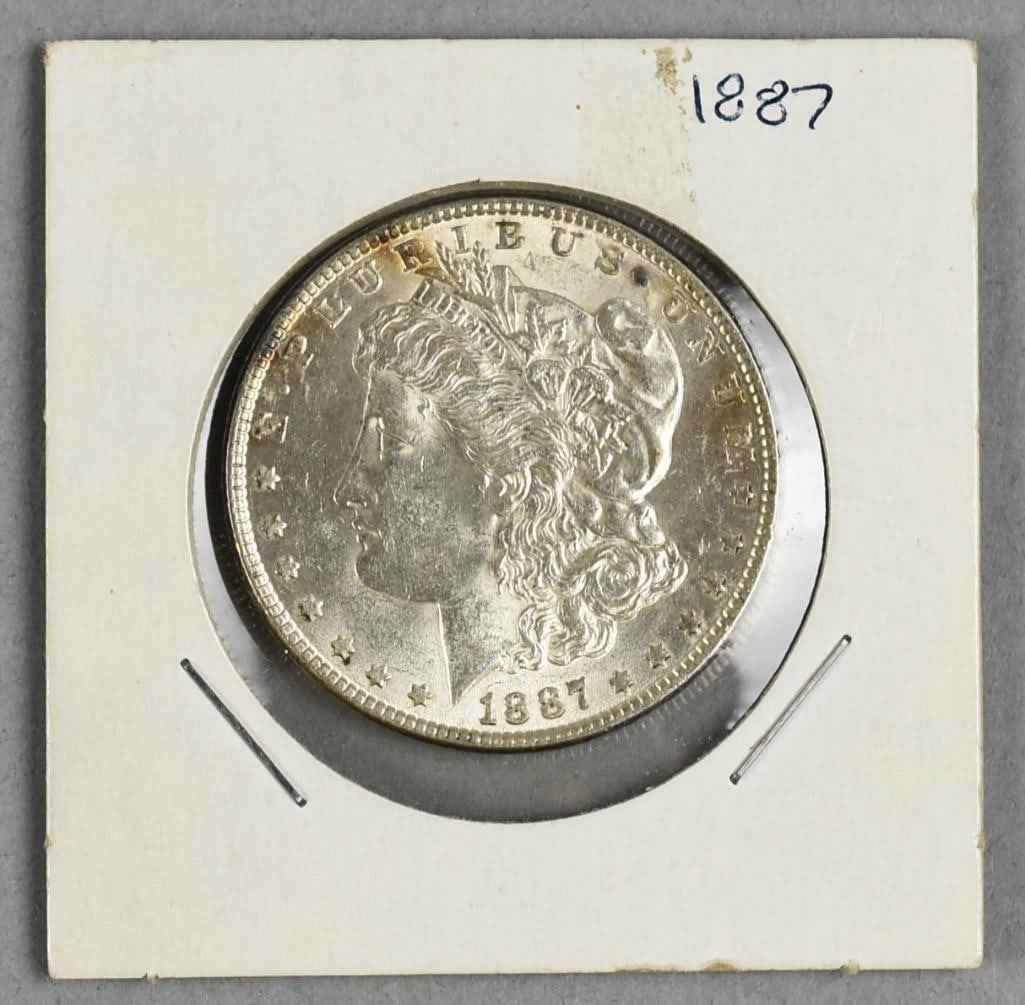 1887 Morgan Silver Dollar (1 of 2)