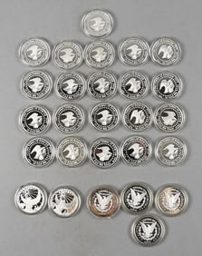 The New English Dictionary Safe w/ 27 Silver Clad Coins