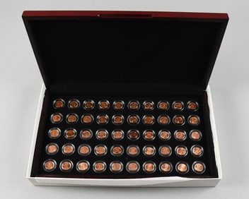 1959-2008 Lincoln Head Penny Collection in Case