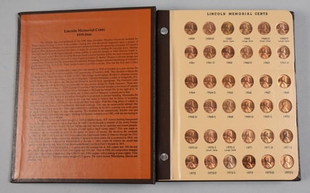 Dansco Corp Lincoln Memorial Cents w/ Proofs, 174 Coins