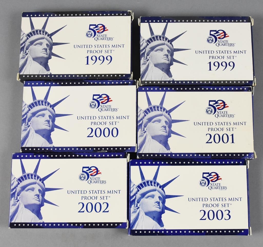 1999-2003 US Mint Proof Sets (1 of 2)