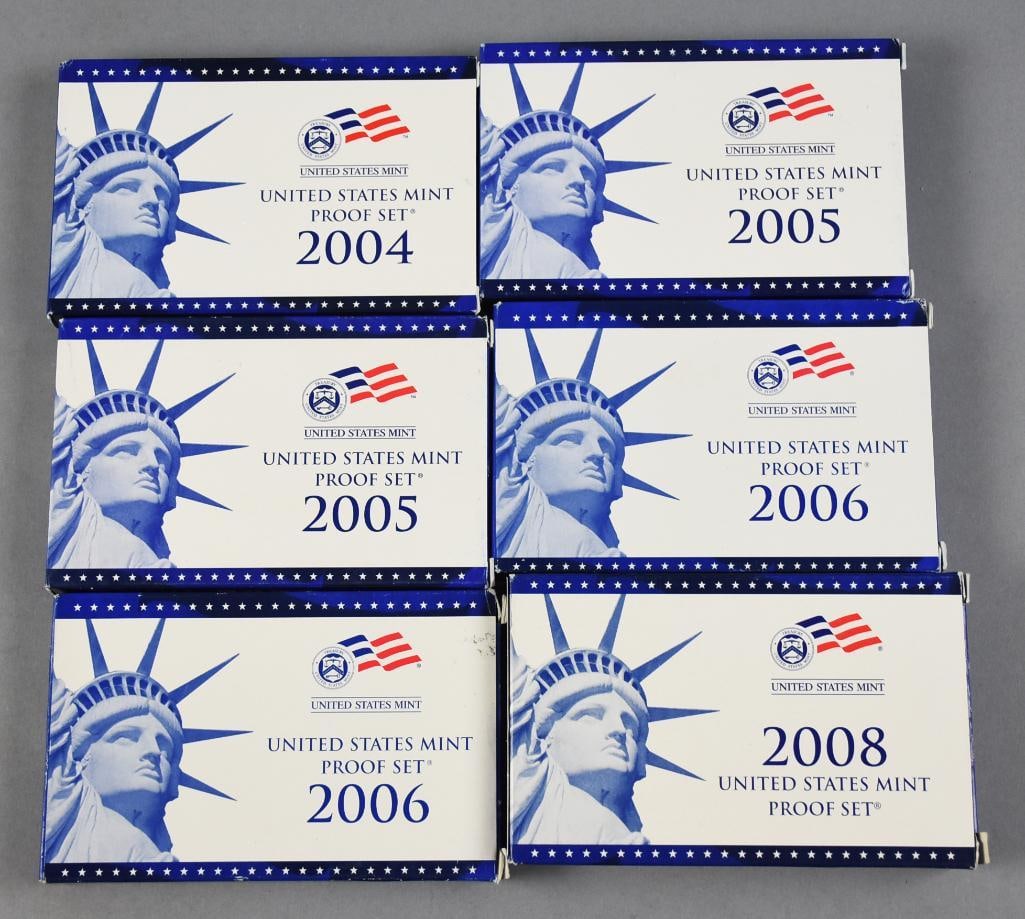 2004-2005, 2008 US Mint Proof Sets (1 of 3)