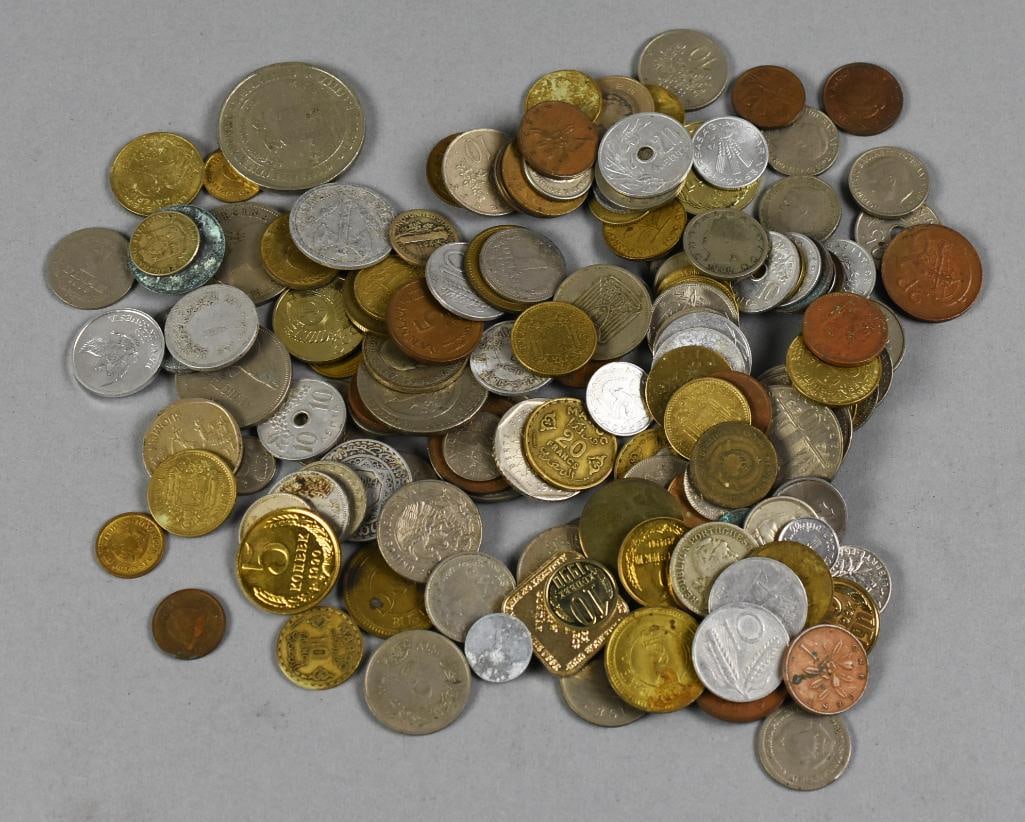 Large Assortment of Foreign Coins (1 of 6)