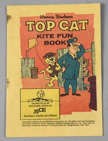 1963 Hanna-Barbera Top Cat Kite Fun Book, SoCal Edison