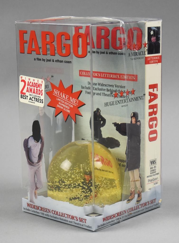 1996 Fargo VHS Letterbox Edition, Snow Globe MIB NOS (1 of 3)