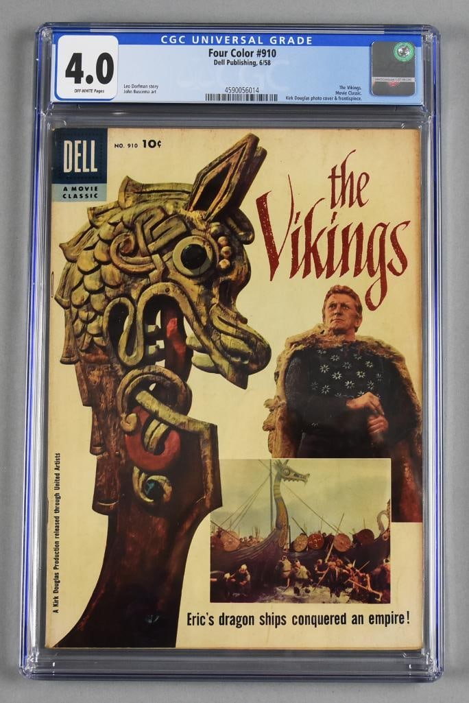 1958 The Vikings, Dell Movie Classics Comic Graded 4.0 (1 of 2)