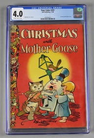 1948 Christmas with Mother Goose, Dell Comic Book Graded 4.0
