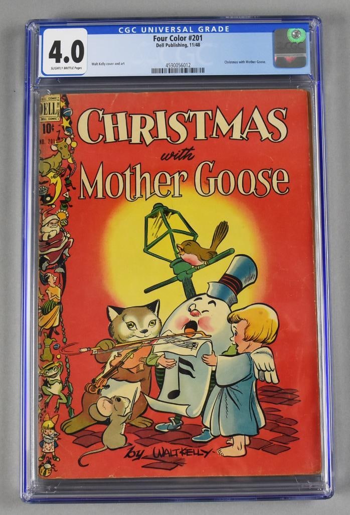 1948 Christmas with Mother Goose, Dell Comic Book Graded 4.0 (1 of 2)