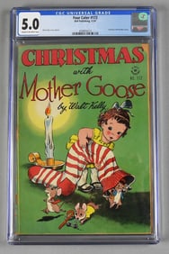 1947 Christmas with Mother Goose, Dell Comic Book Graded 5.0