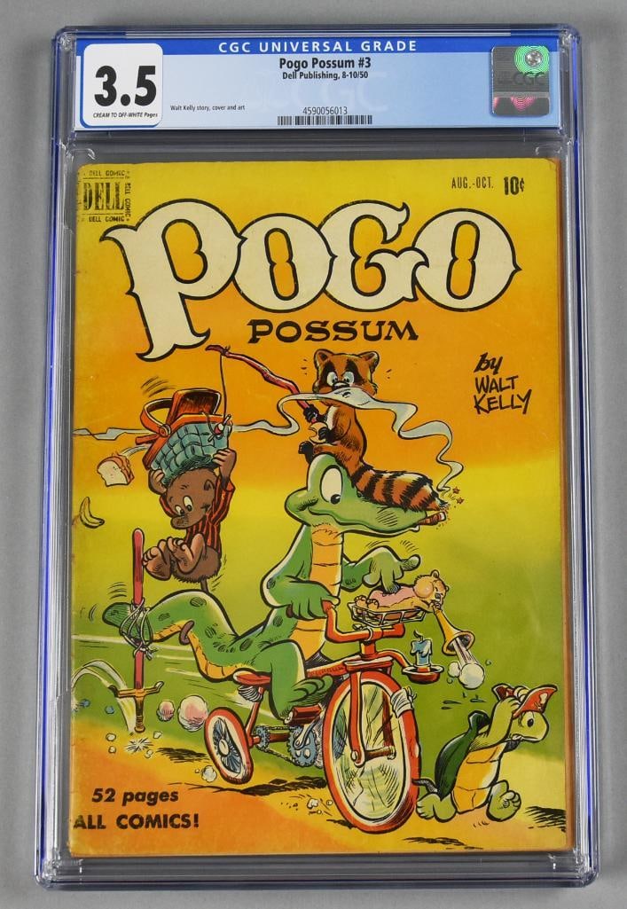 1950 Pogo Possum, Dell Comic Book CGC Graded 3.5 (1 of 2)