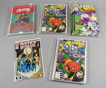 (33) Modern Age DC and Marvel Comic Books - Sleeved