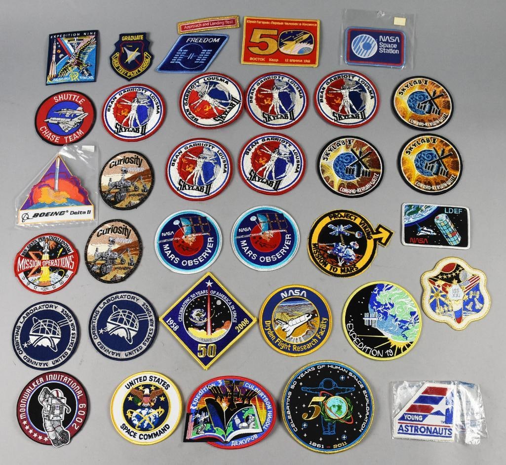 Mars, Skylab & Other Assorted NASA Mission Patches (1 of 4)